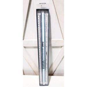 Pickett Computer Printout Rule Original Box & Cover FL100 USA Magnifying Vintage